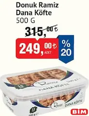 DONUK RAMİZ DANA KÖFTE 500 G DONUK RAMİZ DANA KÖFTE 500 G